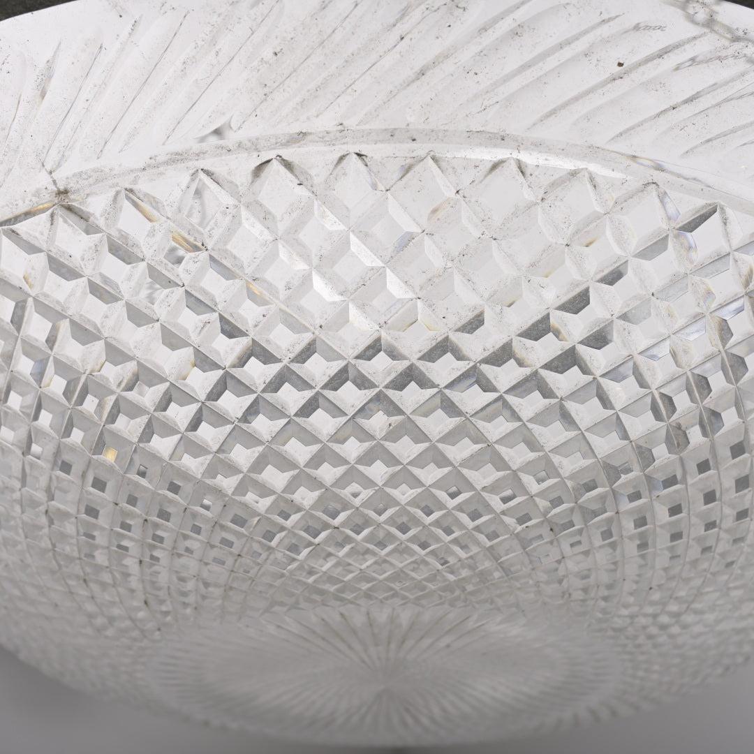 Monumental Scale & Quality Faraday & Son Bronze & Crystal Plafonnier