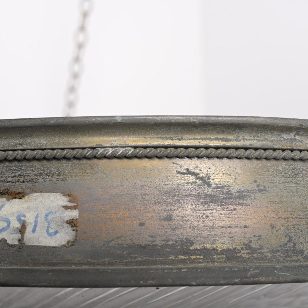 Monumental Scale & Quality Faraday & Son Bronze & Crystal Plafonnier