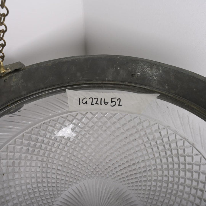 Monumental Scale & Quality Faraday & Son Bronze & Crystal Plafonnier