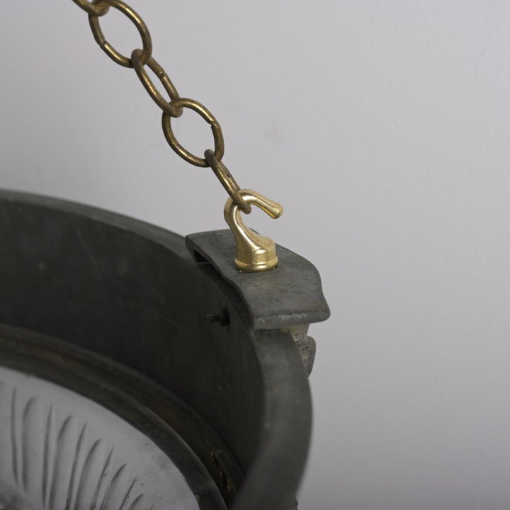 Monumental Scale & Quality Faraday & Son Bronze & Crystal Plafonnier