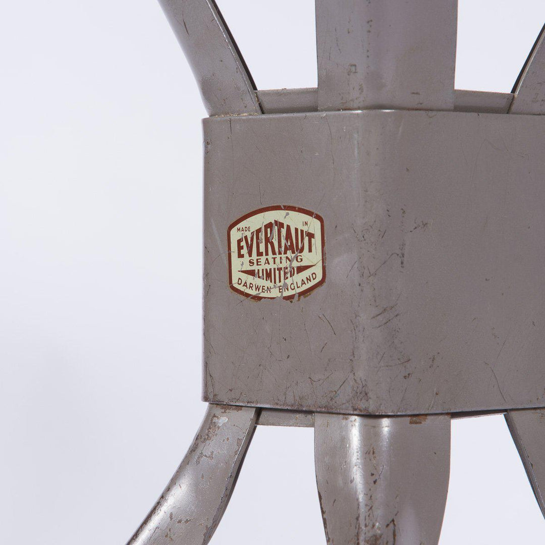 Original Vintage Industrial Factory Stool by Evertaut