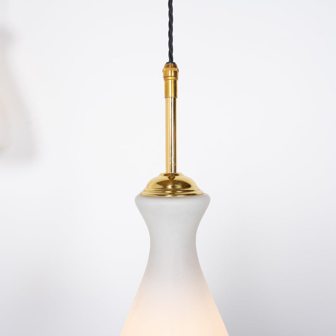 Original Vintage Opaline Church Pendant Lights Trio Industrial Glow original-vintage-opaline-church-pendant-lights-trio-industrial-glow