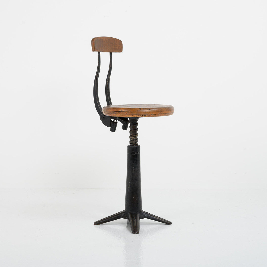 Original Vintage "Singer" Spring Back Factory Chair