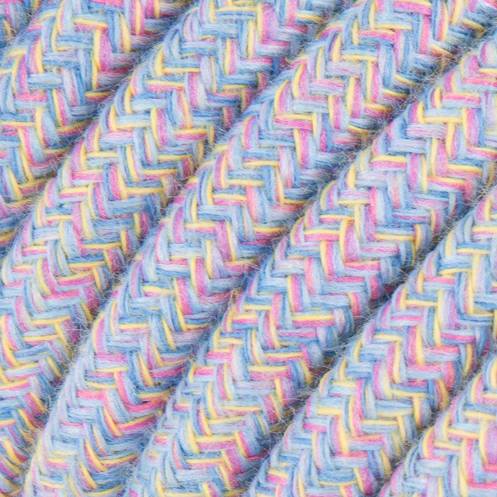 Premium Round Fabric Lighting Cable cotton - Lollipop