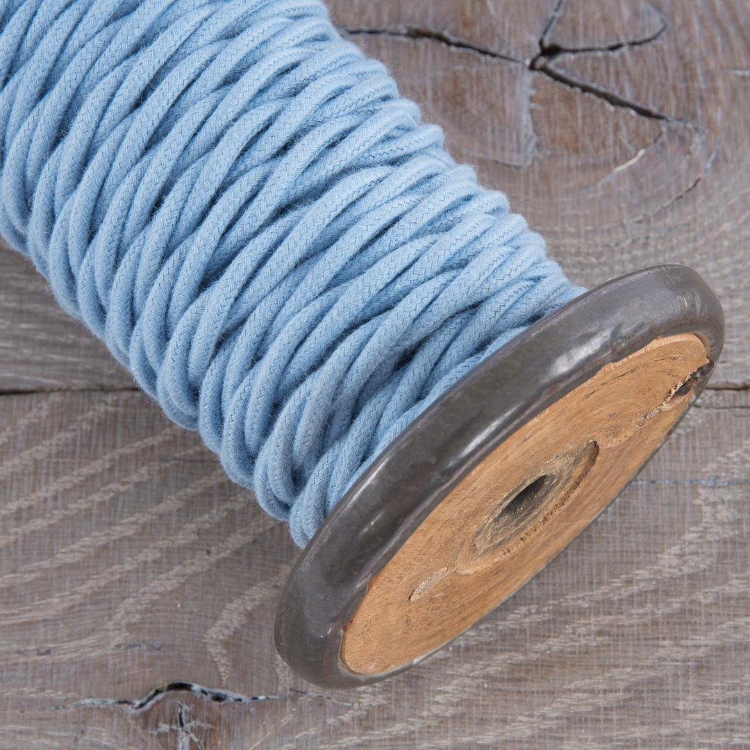 Premium Twisted Fabric Lighting Cable Cotton - Ocean