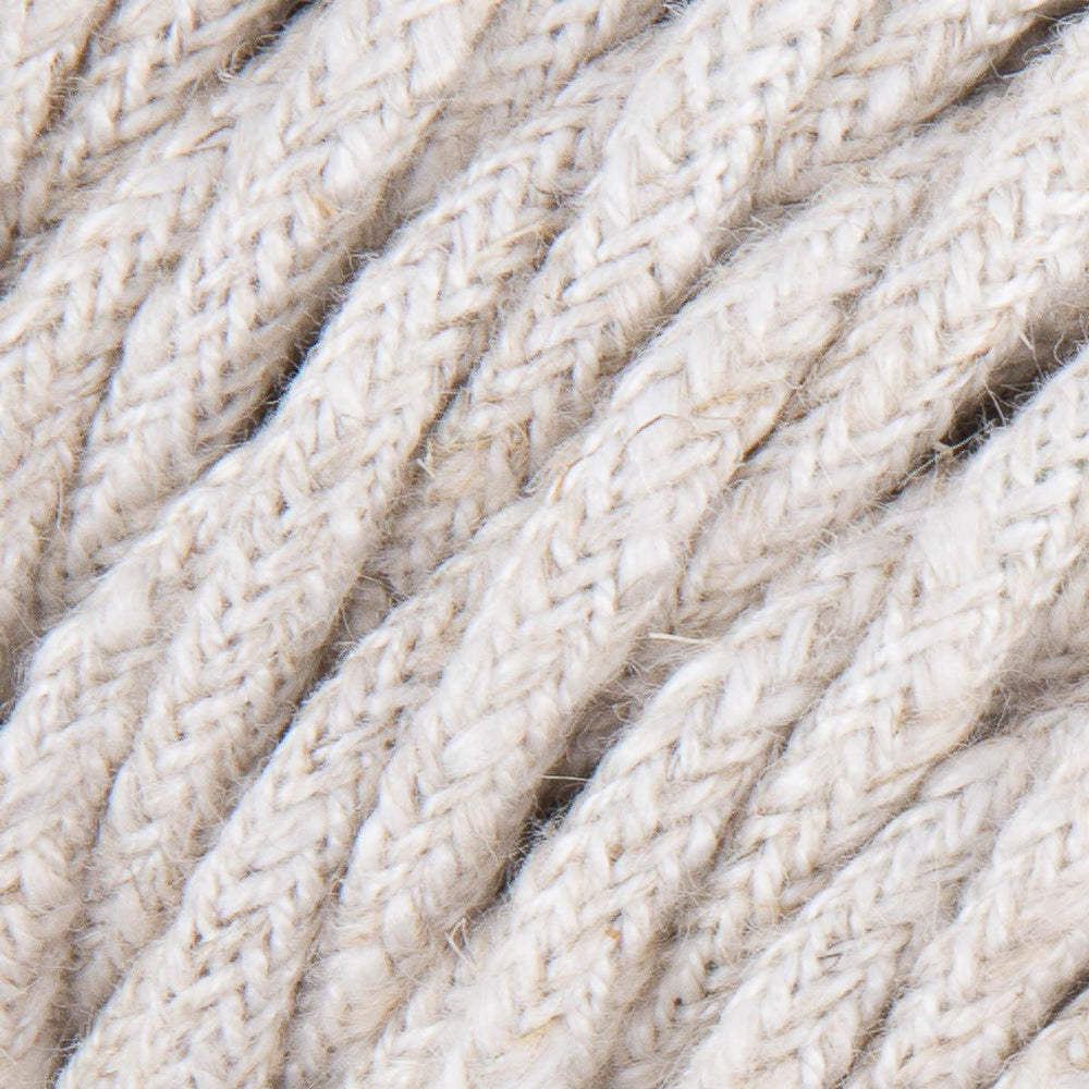 Premium Twisted Fabric Lighting Cable Linen - Neutral