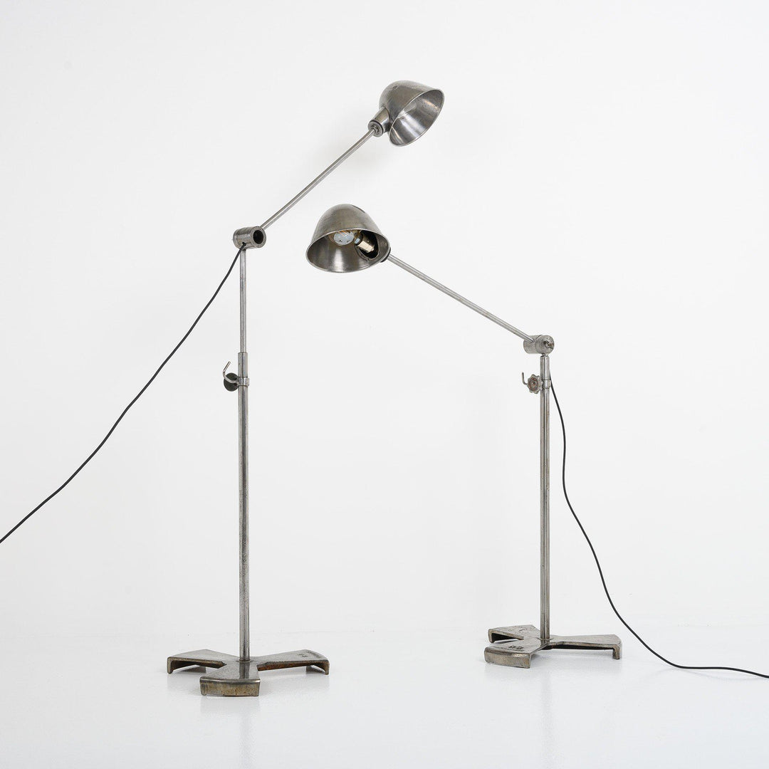 RG Levallois French Industrial Floor Lamps