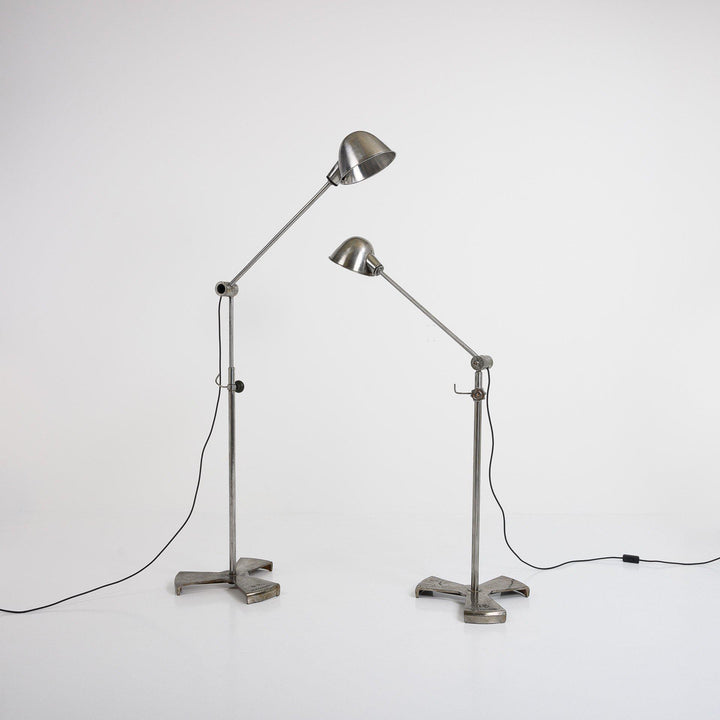 RG Levallois French Industrial Floor Lamps