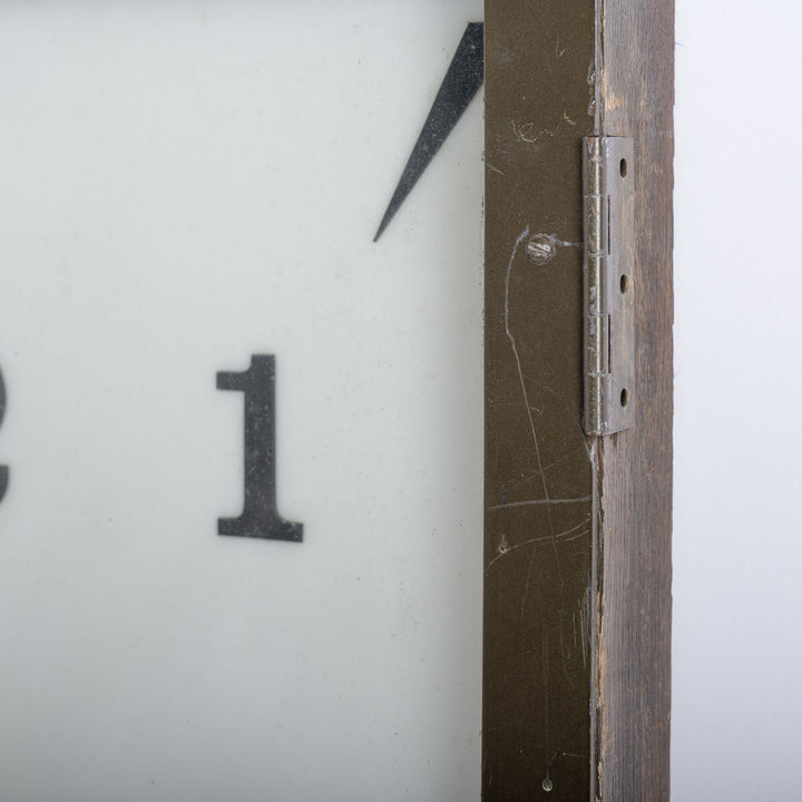 Rare Art Deco Illuminated Cinema Foyer Clock by Synchronome