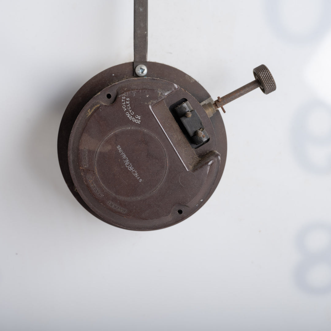 Rare Art Deco Illuminated Cinema Foyer Clock by Synchronome