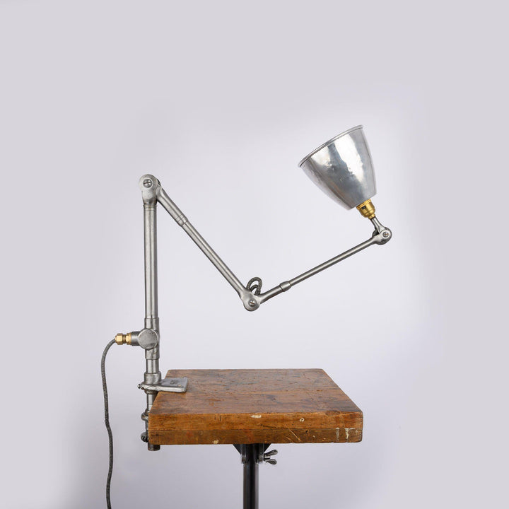 Rare Dugdill Clamp Base Machinist Lamp