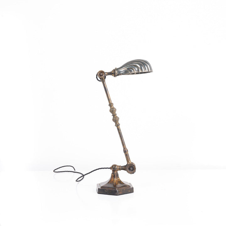 Rare "Dugdill Patent" Brass Piano Lamp