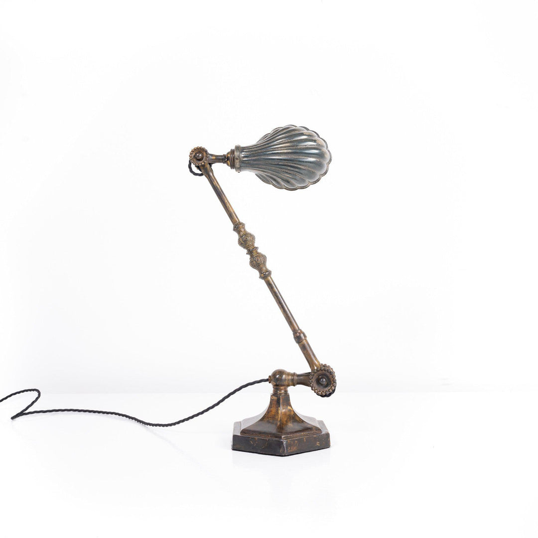 Rare "Dugdill Patent" Brass Piano Lamp
