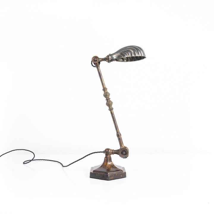 Rare "Dugdill Patent" Brass Piano Lamp