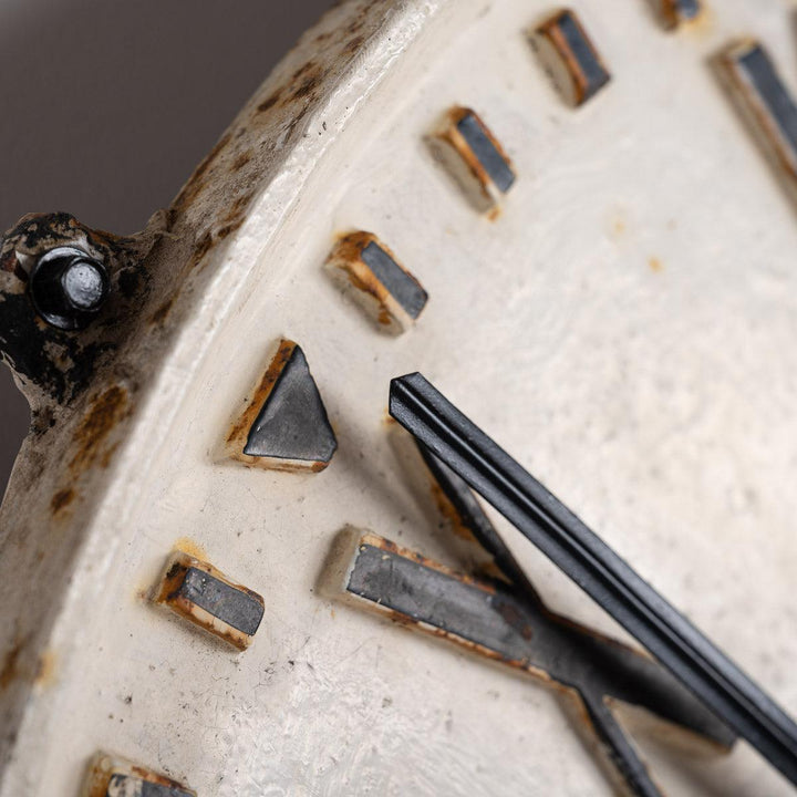 Rare Early Large Cast Iron Exposed Dial Railway Clock by Synchronome Electric
