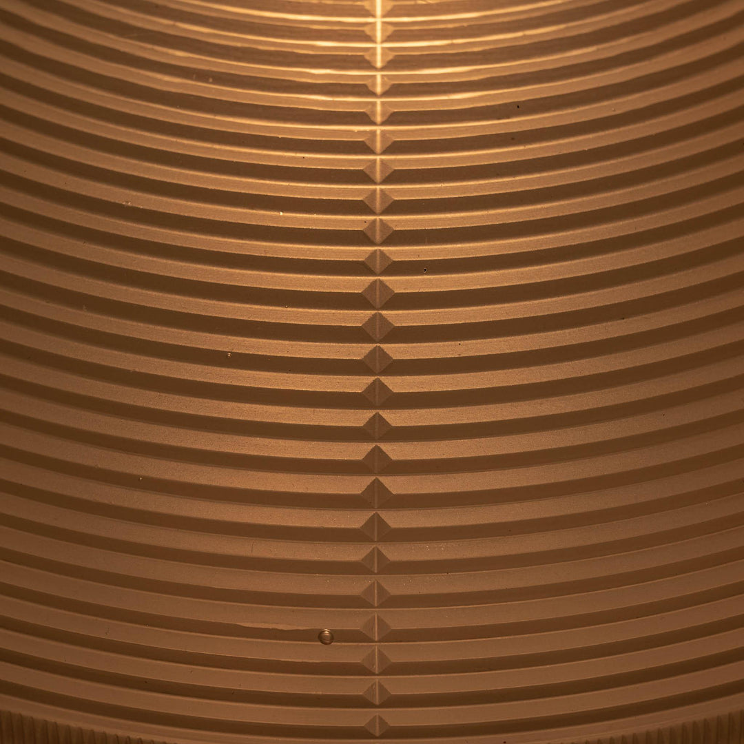 Rare Extra Large Holophane "Ripple-Lite" Glass Pendant Light