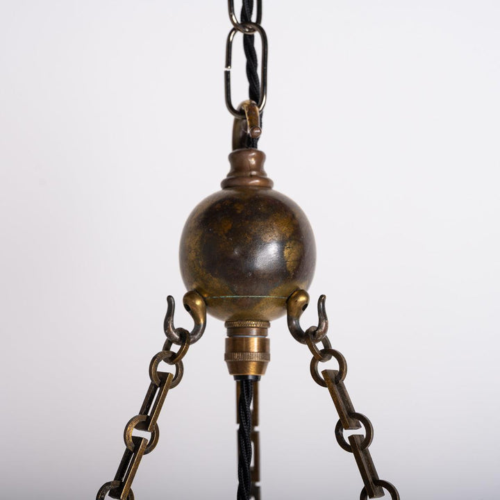 Rare Extra Large Jefferson & Co Model 489 "MOONSTONE" Plafonnier Pendant Light