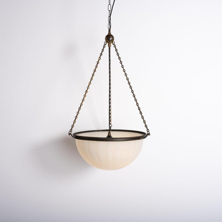 Rare Extra Large Jefferson & Co Model 489 "MOONSTONE" Plafonnier Pendant Light