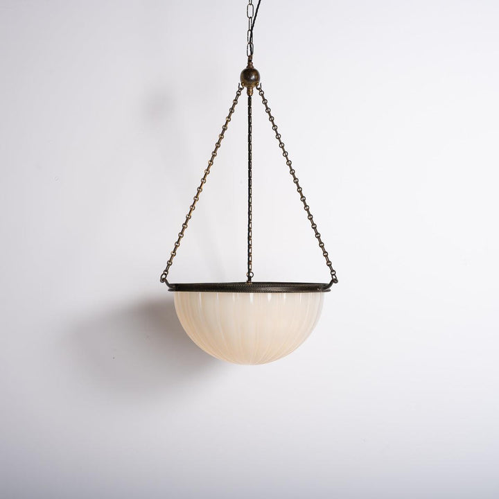 Rare Extra Large Jefferson & Co Model 489 "MOONSTONE" Plafonnier Pendant Light