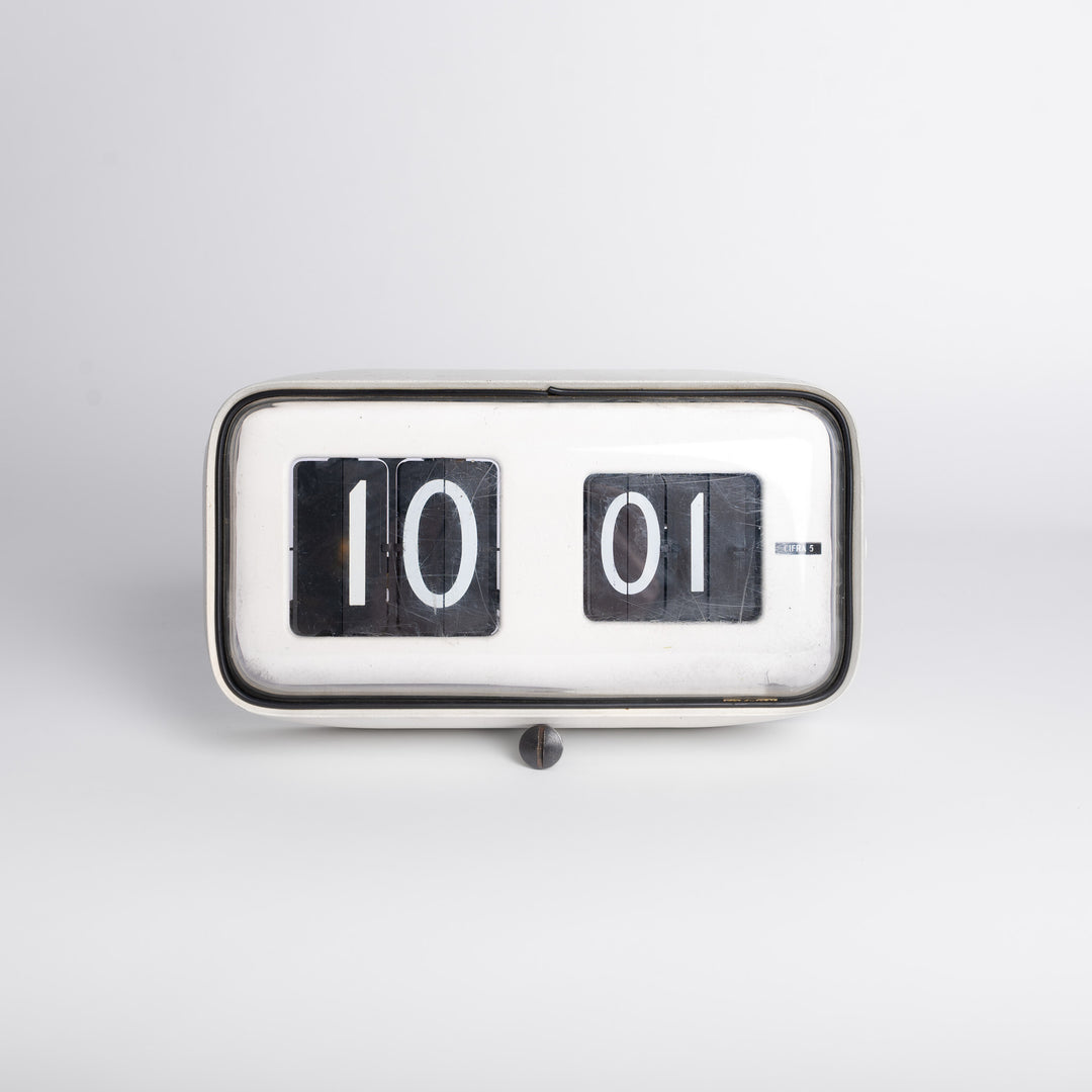 Rare Vintage “Cifra 5” Flip Clock by Solari Udine