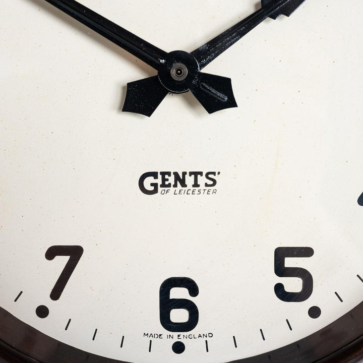 Reclaimed Bakelite School Clock by Gents of Leicester