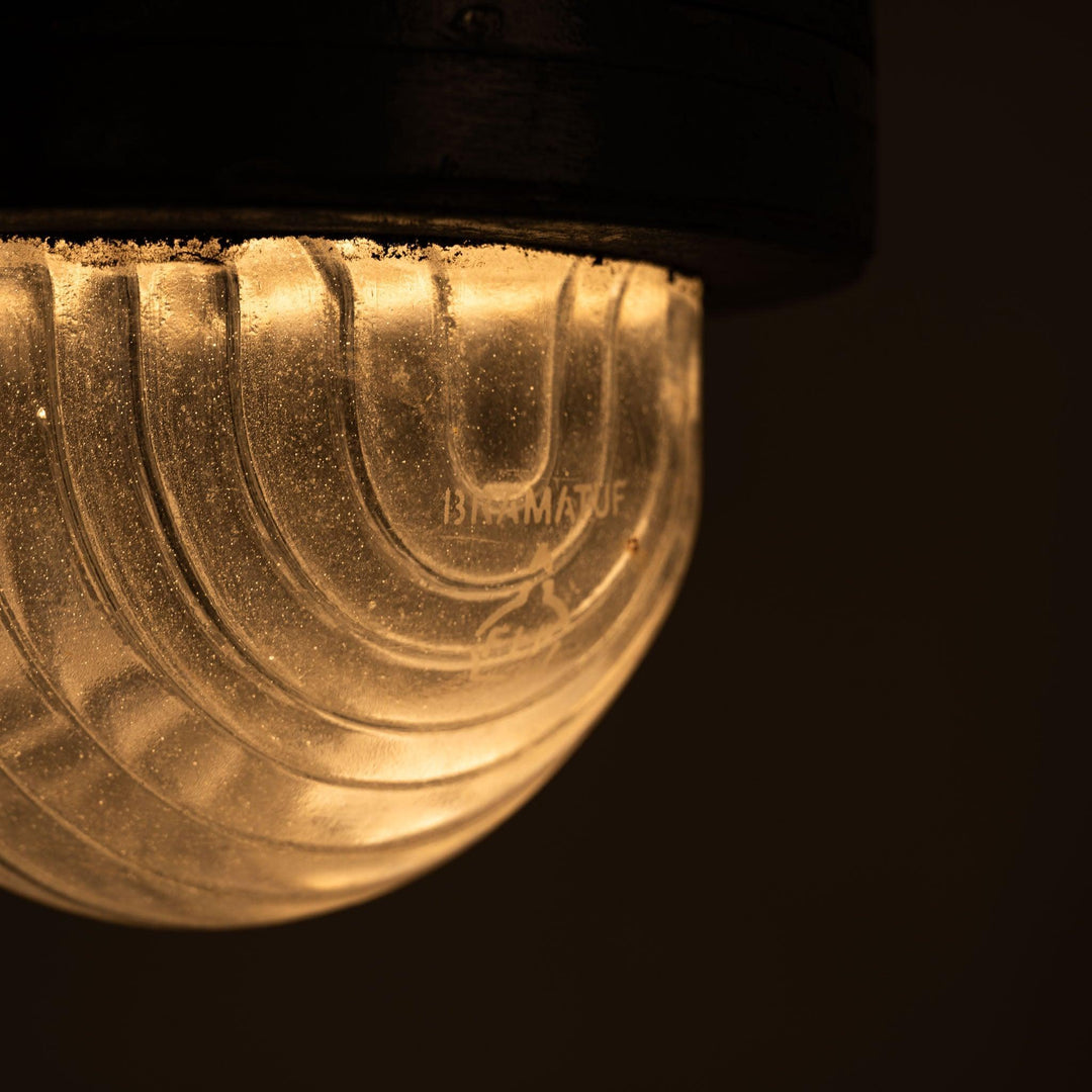 Reclaimed Cast Aluminium Flameproof Industrial Lights by Victor