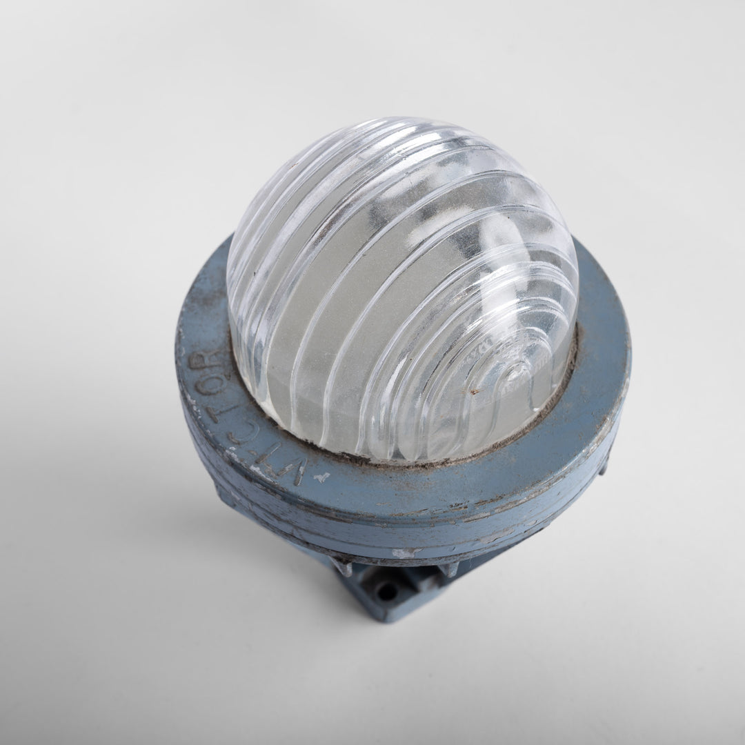 Reclaimed Cast Aluminium Flameproof Industrial Lights by Victor