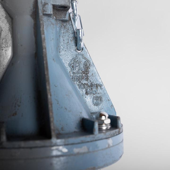 Reclaimed Cast Aluminium Flameproof Industrial Lights by Victor