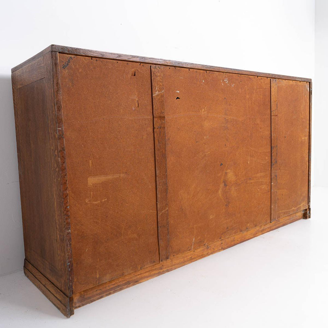 Reclaimed Early 20th Century Oak School Sideboard / Storage Cupboard