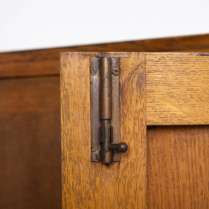 Reclaimed Early 20th Century Oak School Sideboard / Storage Cupboard