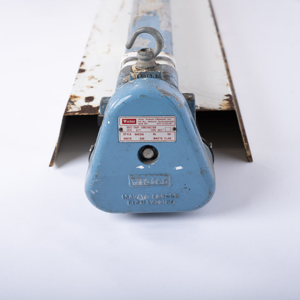 Reclaimed Explosion Proof Linear Industrial Hanging Lights by Victor