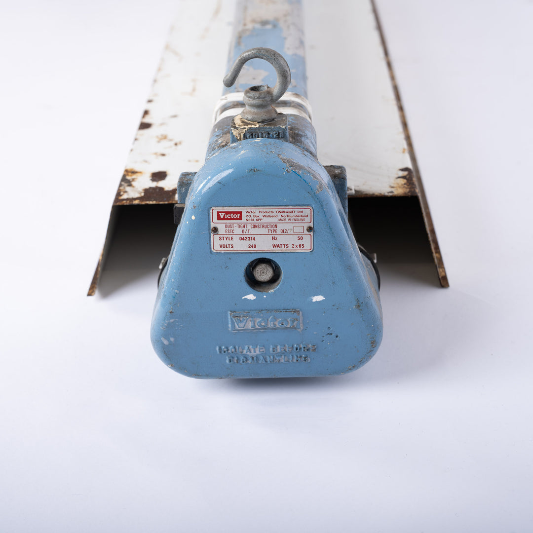 Reclaimed Explosion Proof Linear Industrial Hanging Lights by Victor