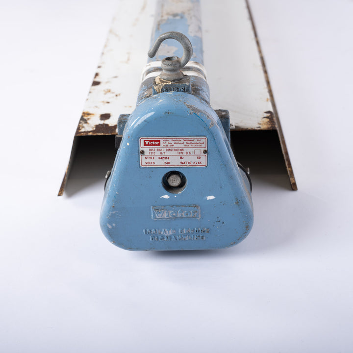 Reclaimed Explosion Proof Linear Industrial Hanging Lights by Victor