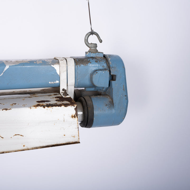 Reclaimed Explosion Proof Linear Industrial Hanging Lights by Victor