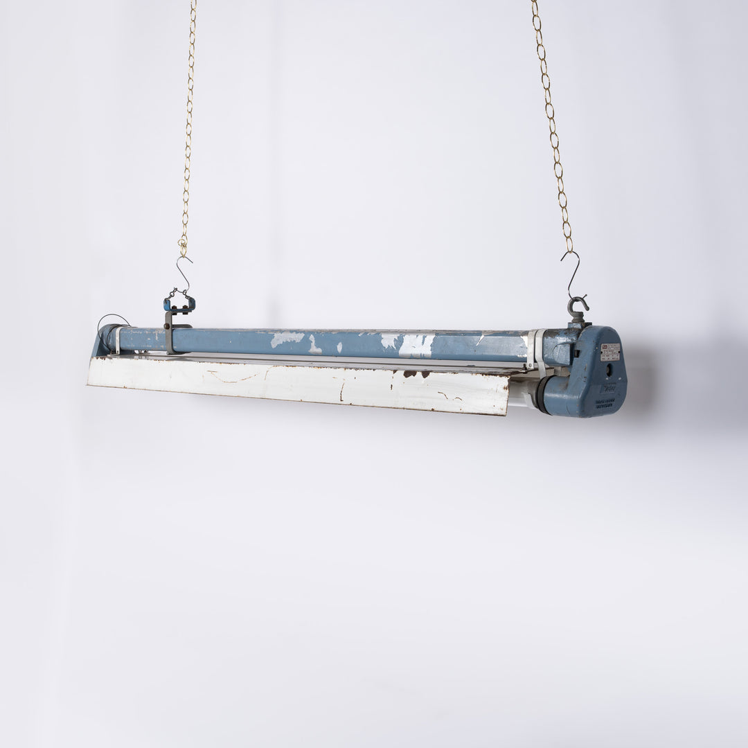 Reclaimed Explosion Proof Linear Industrial Hanging Lights by Victor