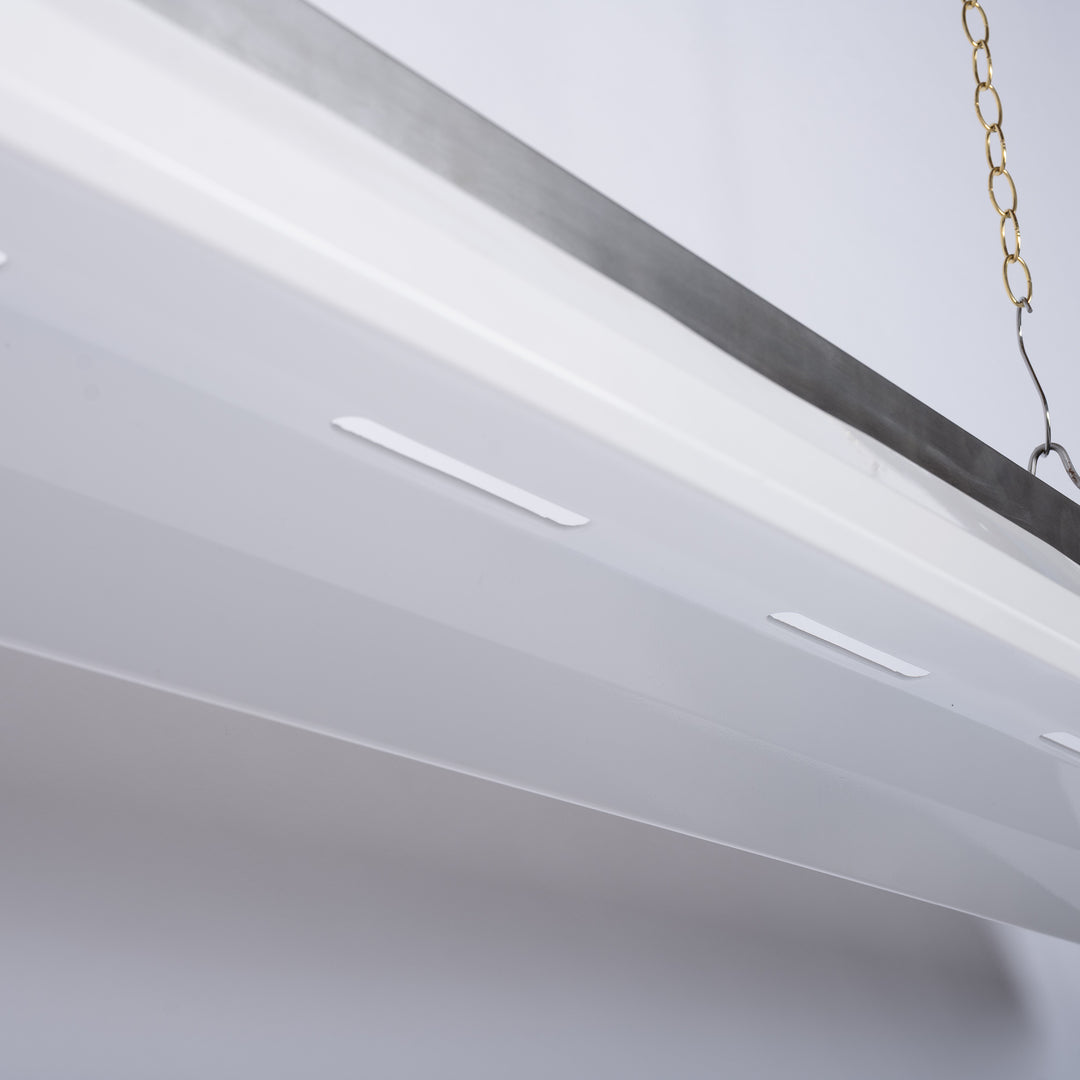 Reclaimed Extra Large Industrial Linear Pendant Lights by Thorlux