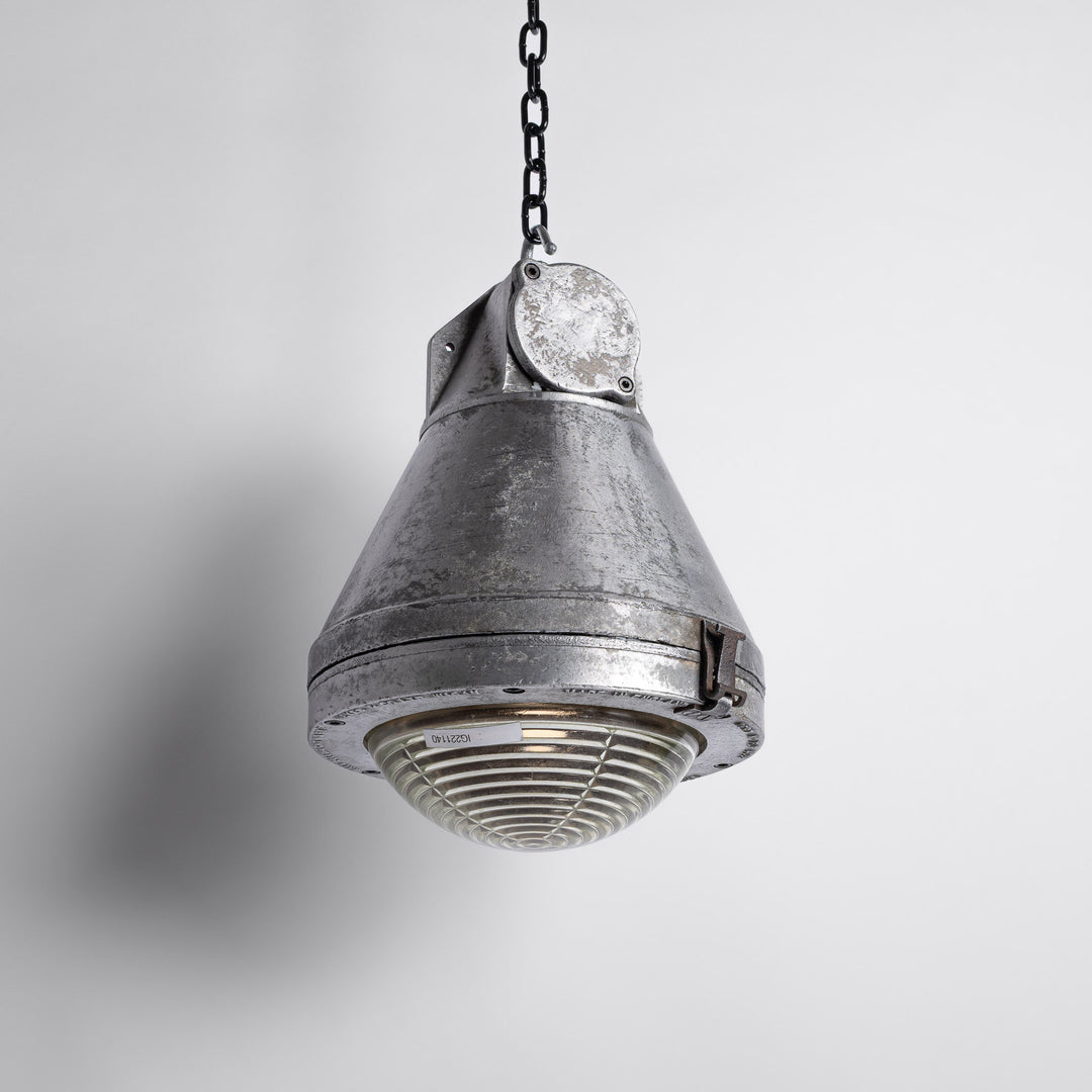 Reclaimed Heavy Industrial FLP Pendant Light by Heyes & Co Ltd, Wigan