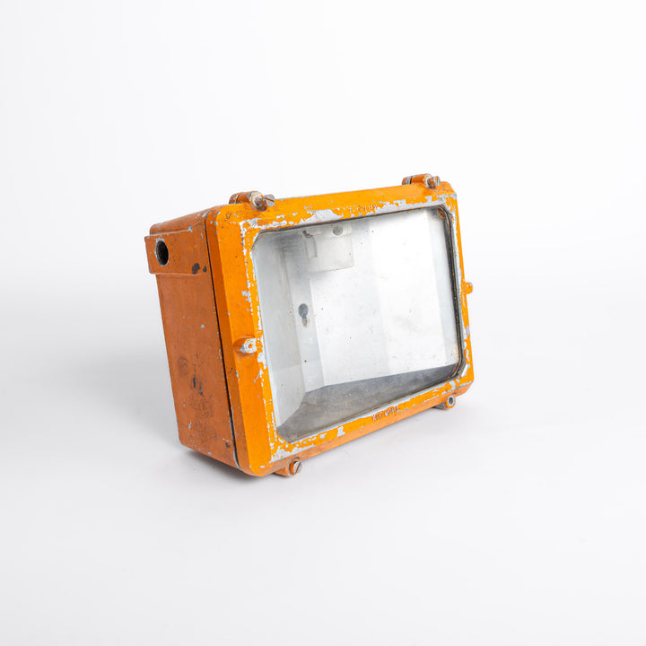 Reclaimed Industrial Cast Aluminium Bulkhead Lights by Thorlux