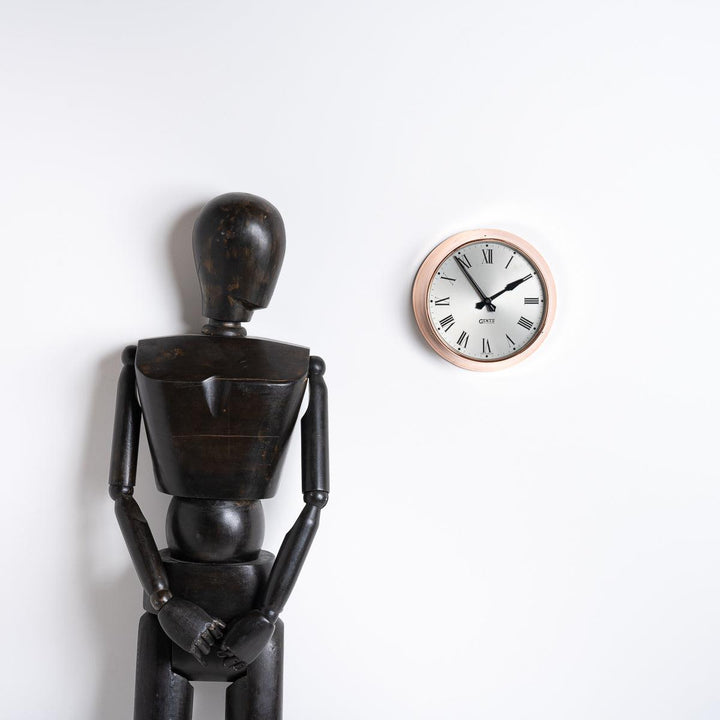 Reclaimed Industrial Copper Case Clock by Gents of Leicester