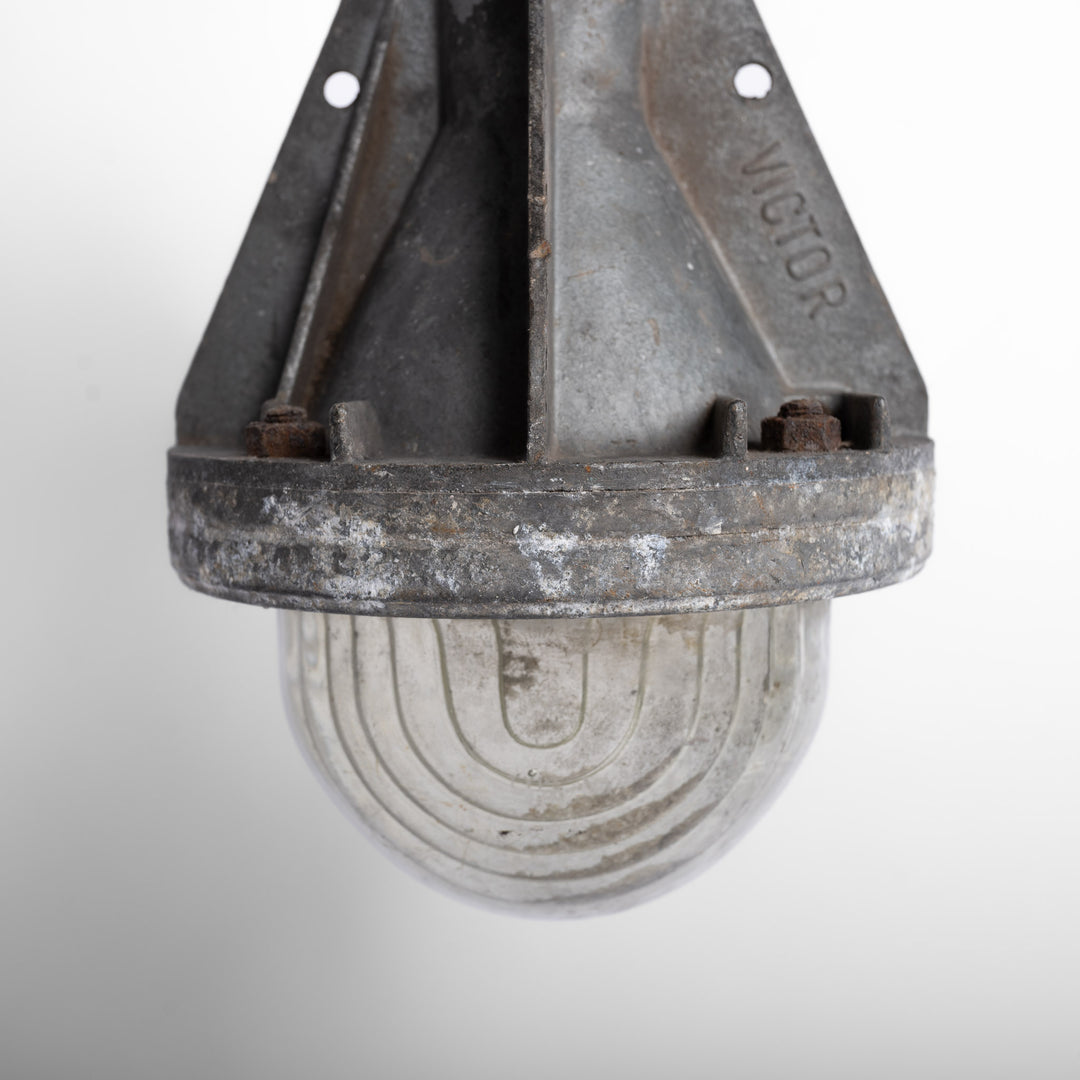 Reclaimed Industrial Flameproof Mining Lights by Victor