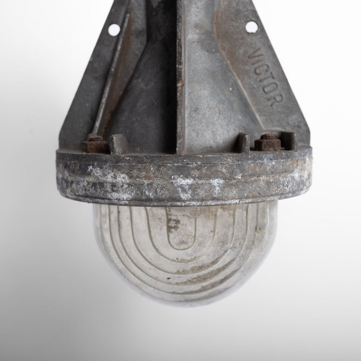 Reclaimed Industrial Flameproof Mining Lights by Victor