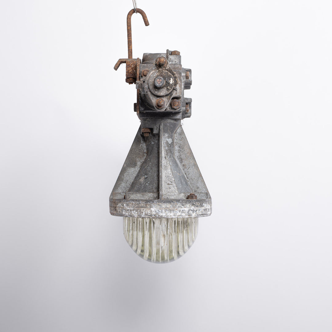 Reclaimed Industrial Flameproof Mining Lights by Victor