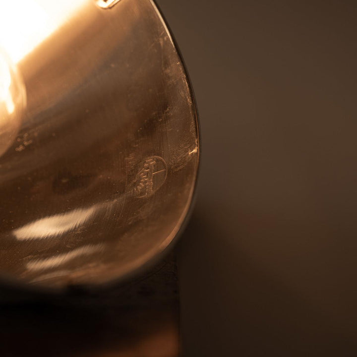 Reclaimed Industrial Holophane Verdigris Coppered Spun Aluminium Pendant Lights
