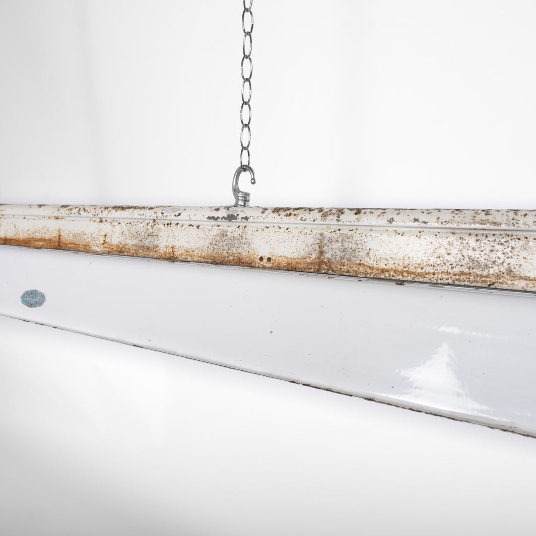 Reclaimed Industrial Linear Strip Lights "TASKMASTER FLUROLIER" by Benjamin Electric