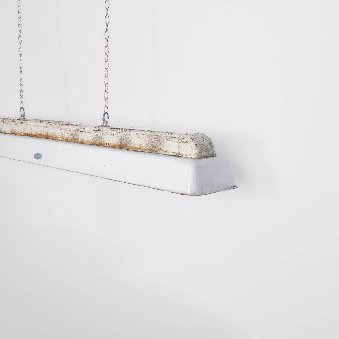 Reclaimed Industrial Linear Strip Lights "TASKMASTER FLUROLIER" by Benjamin Electric