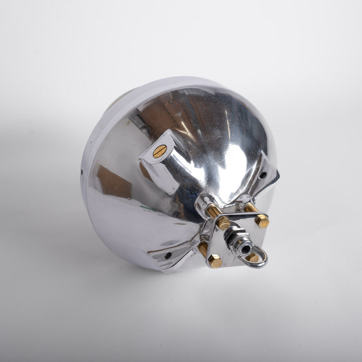 Reclaimed Polished Aluminium Industrial Flameproof Pendants by Heyes & Company Ltd