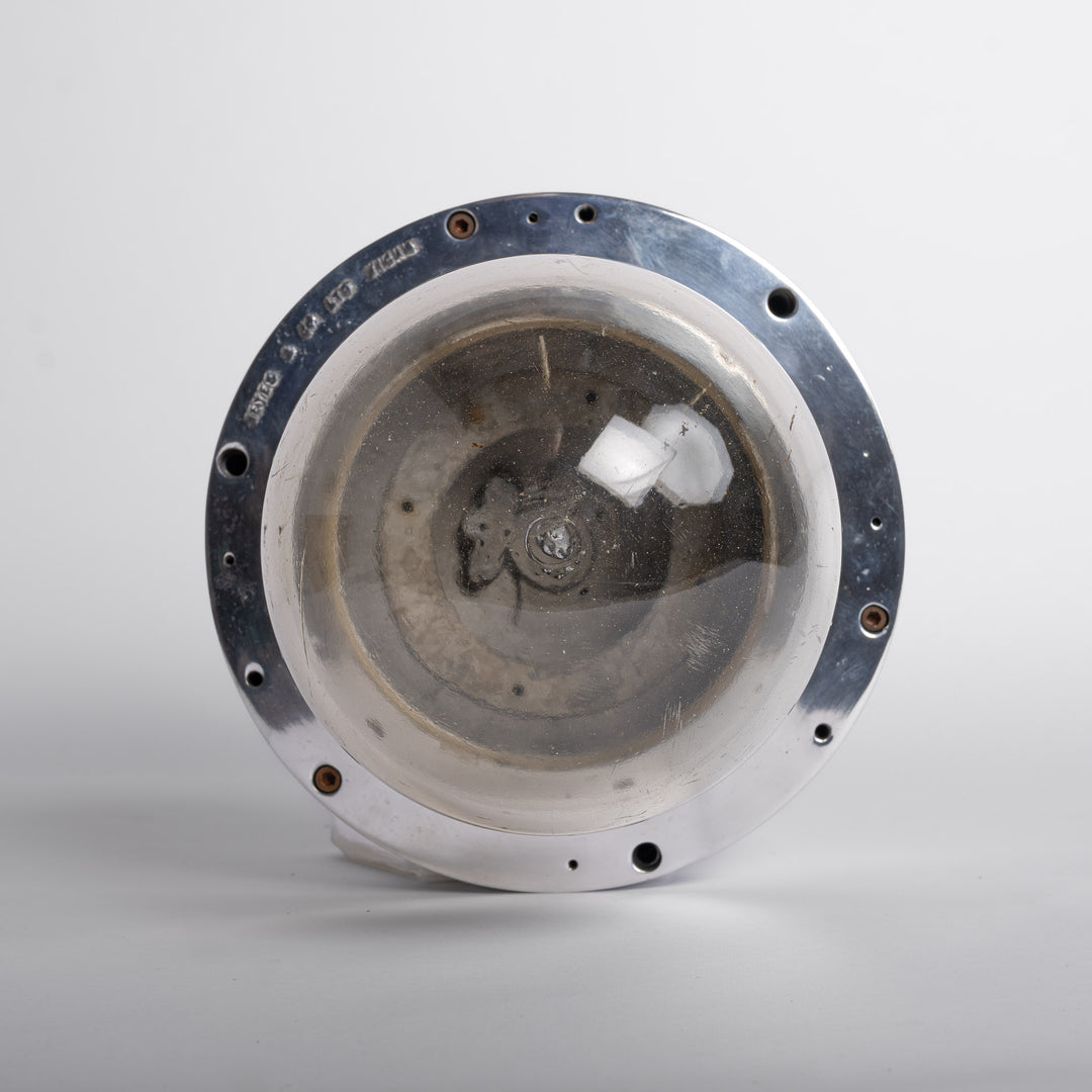 Reclaimed Polished Aluminium Industrial Flameproof Pendants by Heyes & Company Ltd