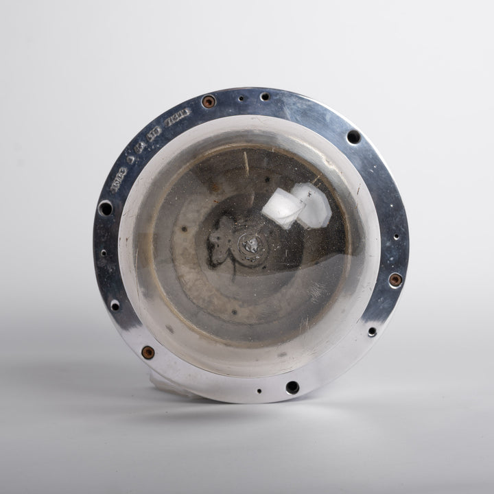 Reclaimed Polished Aluminium Industrial Flameproof Pendants by Heyes & Company Ltd