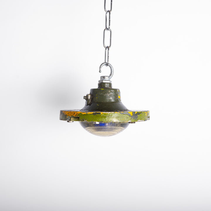 Reclaimed RAF Runway Lights by G.E.C