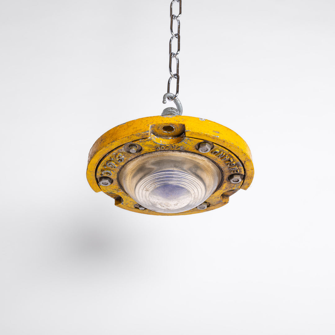 Reclaimed RAF Runway Lights by G.E.C